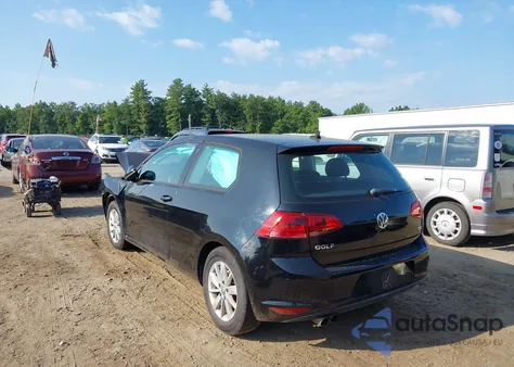 2015 Volkswagen Golf Tsi S 2-Door из США, поврежденный, VIN 3VW917AU6FM094841